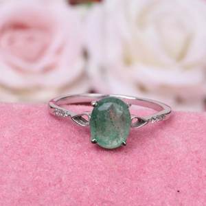 925 argent fraise coupe ovale conception Unique femmes bague de fiançailles de mariage pour la fête en gros en vrac - Product Image 4