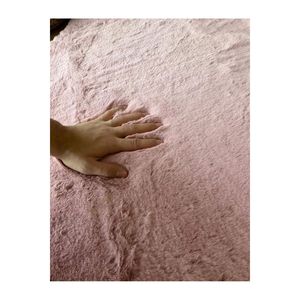 Tapis de cuisine de la série bouffée de tapis en peluche à poils souples asymétriques - Product Image 3