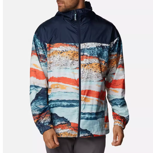 Veste d'hiver pour homme respirante coupe-vent 100% polyester imprimée par sublimation en microfibre avec fermeture éclair - Product Image 6