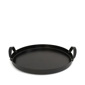 Bandeja de hierro con revestimiento de polvo negro resistente, bandeja de servicio de Metal duradera Rectangular de tamaño personalizado para uso de catering en restaurantes de Hotel - Product Image 2