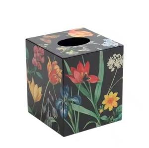 Boîtes à mouchoirs en bois à impression florale moderne de luxe au design supérieur Serviette de table tendance Vente à chaud - Product Image 1