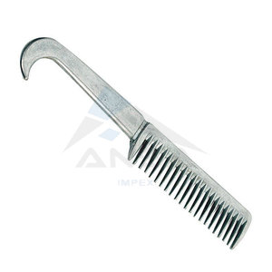 Recién llegado, brocas de caballo de acero inoxidable OEM, peine de curry de Grado Profesional, cuerpo de cola de Melena, cuidado equino duradero, Color personalizado - Product Image 2