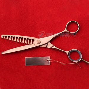 Ciseaux texturisants pour cheveux en acier inoxydable, ciseaux professionnels pour éclaircir les cheveux, pour la coupe de cheveux en salon, ciseaux texturisants pour cheveux - Product Image 4