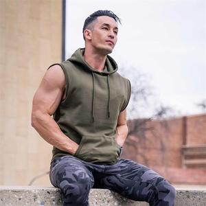 Nouvel Arrivage – Sweat à Capuche Homme Hiver à Col Zippé pour Entraînement et Musculation, Couleurs Personnalisables, Respirant, Séchage Rapide, 100% Coton – Vente en Gros - Product Image 1