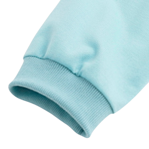 Conjunto Deportivo de Dos Piezas para Mujer, Sudadera Azul Cielo con Pantalones Deportivos Negros, Ropa Casual de Calle, Cómoda para Invierno, OEM - Product Image 5