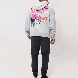 2024 qualité supérieure hiver mode bouffée impression sweats à capuche nouveau Design personnalisé solide motif Offre Spéciale personnalisé à capuche - Product Image 3