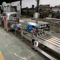 Équipement de fabrication de gaufrettes croustillantes pour œufs roulés, haute capacité, pour ligne de production alimentaire automatique