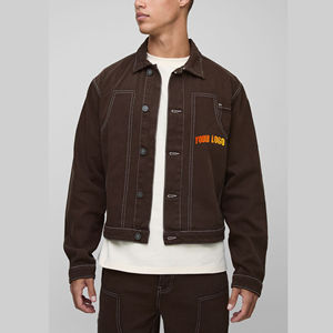 <b>Quality</b> Designed <b>Product</b> Online Selling Best Men Denim Jacket Top Arrival 2025 New <b>Product</b> Denim Jacket For Men - Product Image 1