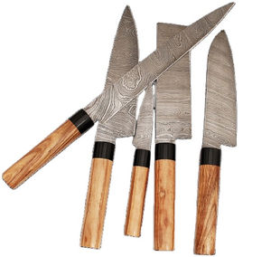 Couteau de chef lavable au lave-vaisselle en acier au carbone de 13 pouces d'excellente qualité professionnelle avec logo personnalisé manche en bois - Product Image 1