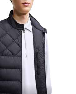 Veste matelassée imperméable à capuche, style décontracté en nylon personnalisé, fermeture éclair sur le devant, logo, pour toutes les saisons, haute qualité - Product Image 4