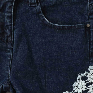 2025 dernière conception vendeur chaud dames lavage à l'acide Shorts uni Simple qualité supérieure Denim Shorts pour les femmes prix de gros - Product Image 3