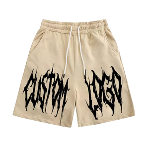 Shorts pour hommes de haute qualité Shorts délavés au soleil Shorts lourds Streetwear Jogging Vintage Shorts lavés à l'acide en détresse pour homme - Product Image 1