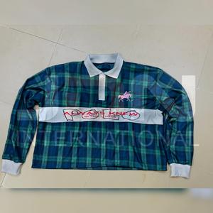 OEM/OEM chemise en flanelle pour hommes broderie personnalisée grande taille 100% coton chemise en flanelle à manches longues pour hommes chemises pour hommes - Product Image 5