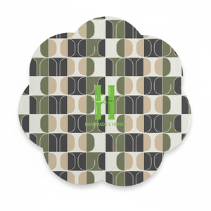 Sous-plats en bambou laqué à fleurs, faits à la main, écologiques, couleur et taille personnalisées, pour la décoration de table à manger - Product Image 6