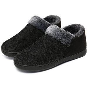 <span class=keywords><strong>Chaussons</strong></span> chauds à enfiler antidérapants, les plus confortables, en mousse à mémoire de forme pour hommes - Product Image 5