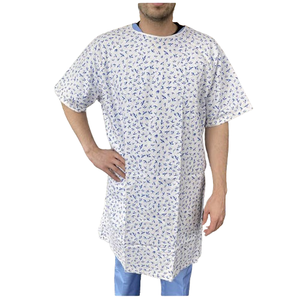 Para el uso diario del Hospital Batas de paciente unisex | Logotipo personalizado profesional Batas de paciente de hospital para hombres y mujeres - Product Image 1