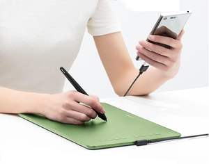 แท็บเล็ตกราฟิกสีเขียว พร้อมปากกาความละเอียด 5080 LPI รองรับแรงกด 8192 ระดับ และปุ่มลัดปรับแต่งได้ 8 ปุ่ม - Product Image 5