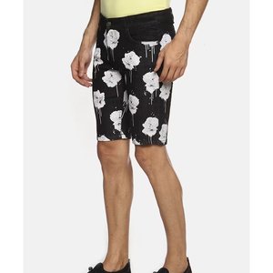 Short de sport imprimé pour hommes High Street Hot Selling Digital Printed Cotton Polyester Men confort, short à taille élastique - Product Image 3