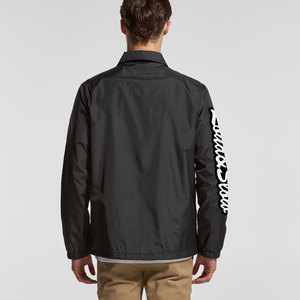 Gran oferta, chaqueta de entrenador para hombre, logotipo personalizado en blanco, chaqueta de lluvia de talla grande para hombre, chaqueta de invierno cortavientos negra Lisa para niños - Product Image 2
