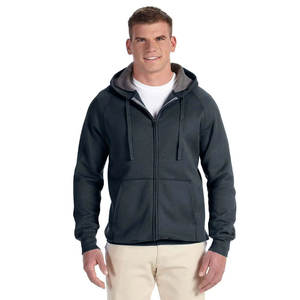 Custom Full Zip up Hoodies Breathable <b>Men</b> Puff Print High Quality Plain Soft <b>Thermal</b> Hoodie - Product Image 1