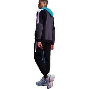 Vêtements de sport survêtements d'entraînement en polaire Gym Fitness Tech ensemble deux pièces pour hommes survêtement de jogging pour hommes - Product Image 6