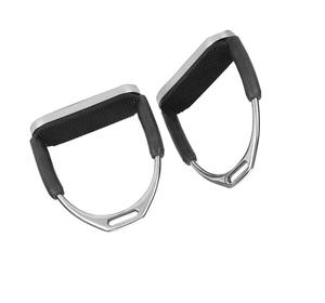 Estribos de aluminio para montar a caballo, empuñadura de seguridad ajustable y ligera, diseño duradero, suministro de fábrica OEM, novedad - Product Image 6