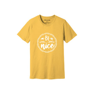 Thèmes de gentillesse imprimer 100% t-shirt en tissu de coton 160-180 à lourd GSM 12 couleurs disponibles Personnalisé votre propre conception et placement - Product Image 4