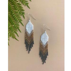 Pendientes de Cuentas Hechos a Mano con Diseño Colorido para Mujer, Joyería de Moda para Fiestas y Uso Diario - Product Image 6