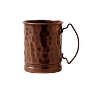 Moscow Mule Mug 100% Tazas de cobre sólido puro Tazas de cobre en relieve con caja negra Embalaje de regalo Embalaje al por menor Logotipo impreso - Product Image 6