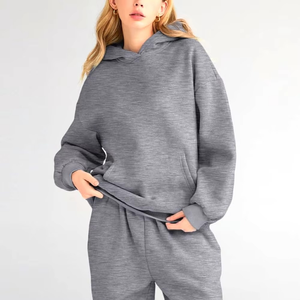 Sudadera con capucha extragrande para mujer, novedad de 2025, proveedor directo de fábrica, jersey para mujer, sudaderas extragrandes de entrenamiento - Product Image 3