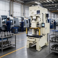 Presse hydraulique avec rideau lumineux de sécurité moteur, cadre vertical, usinage CNC pour le poinçonnage industriel des métaux