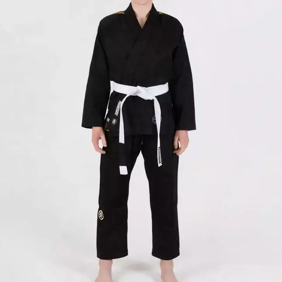 Uniforme de Kimonos brésiliens Jiu Jitsu Arts martiaux, uniforme personnalisé Gi 100% coton