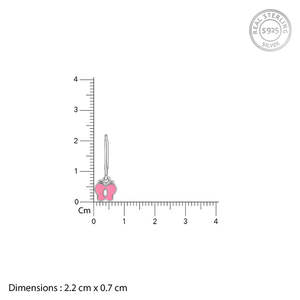 Pendientes de plata de mariposa mágica para niños, joyería bonita para niños - Product Image 2