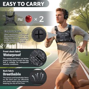 Bolsa Deportiva para Hombre, Resistente al Agua, Ligera, para Correr, con Soporte Integrado para Teléfono, Hecha en Vietnam - Product Image 5
