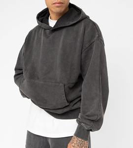 Sudaderas con Capucha para Hombre de Alta Calidad, con Cierre, Lavado Ácido, Secado Rápido, Transpirables, Personalizadas con Estampado y Bordado, 100% Algodón Mezclado - Product Image 3