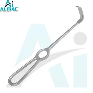 Retractor ortopédico de tamaño personalizado ALMAC OEM, Retractor Langenbeck de acero inoxidable de alta calidad de 210mm y 30mm, fuente de alimentación Manual - Product Image 2