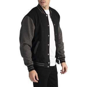 Veste universitaire d'hiver pour homme de haute qualité avec logo sur le devant - Vente 2025 - Product Image 4