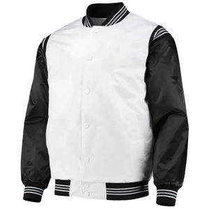 Mejor calidad 2025 venta al por mayor de moda personalizada bordado Leatherman V béisbol carta hombre Varsity Chaquetas Chaqueta de alta calidad - Product Image 1