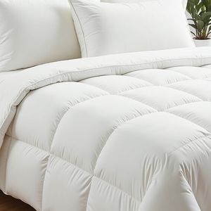 Housse de couette en coton 100% premium 250TC, tissage jet, design élégant à volants, 240 x 230 cm, lavable en machine - Product Image 4