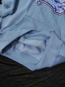 Conjunto de ropa deportiva de lana ligera personalizada unisex Sudadera con capucha de gran tamaño vintage pantalones de chándal sueltos para correr - Product Image 2