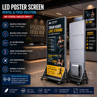 Pantalla LED a Todo Color TOPvision P2.5, Pantalla Digital para Carteles con Empalme Multipantalla, Garantía de 2 Años para Exposiciones Comerciales
