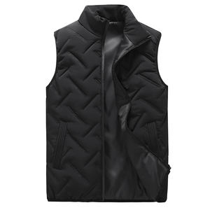 Best Custom Lightweight Warm Winter Puffer <b>Vest</b> <b>Men</b> Formal Style Zipper Breathable Canvas Plus Size Anti-Wrinkle Quick Dry - Product Image 2