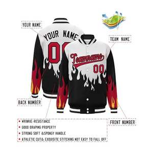 เสื้อแจ็กเก็ตเบสบอลสำหรับผู้ชายเสื้อแจ็กเก็ตกันแบบลำลองสำหรับใส่กลางแจ้งเสื้อแจ็กเก็ตใส่เล่นกีฬา - Product Image 2