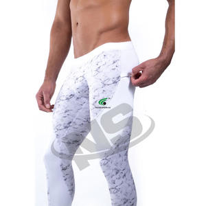 Leggings de sport pour hommes en gros, taille élastique, course à pied, grande taille, logo personnalisé, pantalon pour hommes, vêtements de sport de haute qualité - Product Image 6