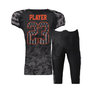 Ropa Deportiva, Uniforme de Fútbol Americano de Manga Corta, Talla Grande, Color Personalizado, 100% Poliéster, Logotipo Personalizado para Venta en Línea - Product Image 2