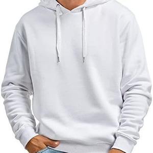 Venta al por mayor personalización Y2K hombres suave mezcla de algodón Sudadera con capucha patrón sólido sudaderas con capucha casuales para la temporada de primavera - Product Image 5