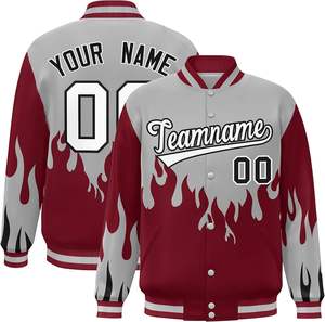 Veste de Baseball universitaire en laine de haute qualité pour adultes jeunes manteau d'hiver léger fendu Letterman Design col à capuche pour hommes - Product Image 2