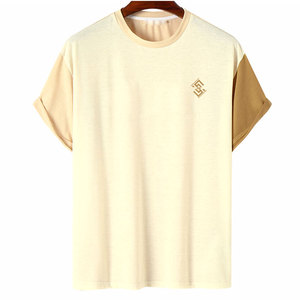 Camiseta de hombre estampada de corte holgado, precio de fábrica, más vendida, 100% algodón, el mejor producto, camiseta ligera para hombre - Product Image 1
