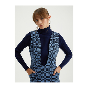 ชุดเดรสลายพิมพ์คอวีผ้าผสมวิสโคส BGN จากตุรกี - Product Image 4