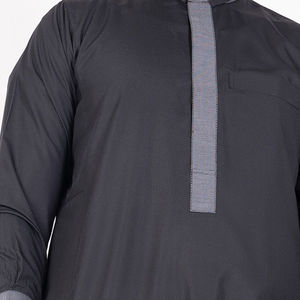 Vêtements islamiques Jalabiya musulmane pour hommes Jubbah Séchage rapide Vente en gros Vêtements musulmans traditionnels Jubbah arabe Thobe pour hommes - Product Image 4